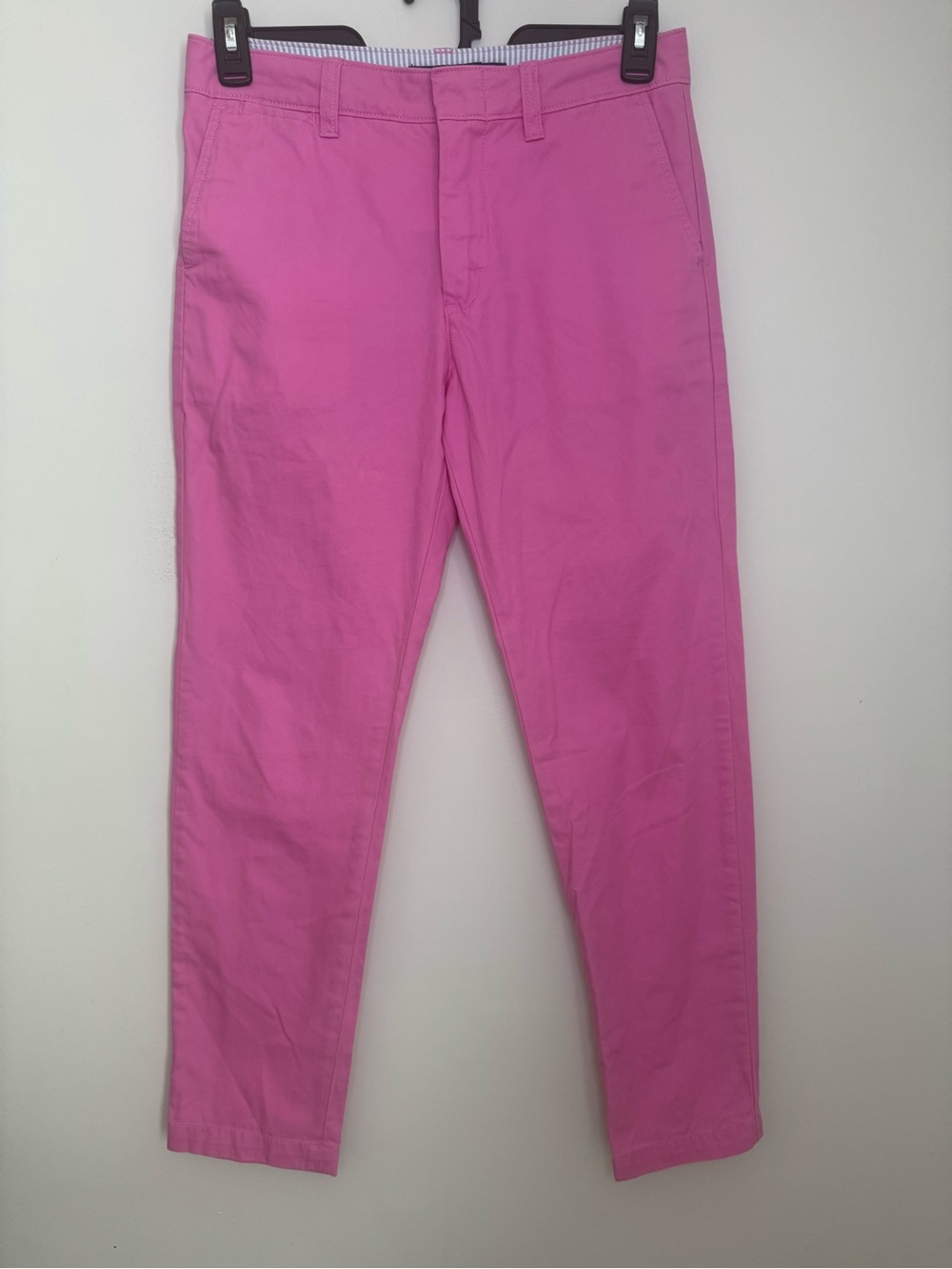 Polo Ralph Lauren Women’s Size 4 Pink Chino Pants 100% Cotton Pony Logo Preppy
